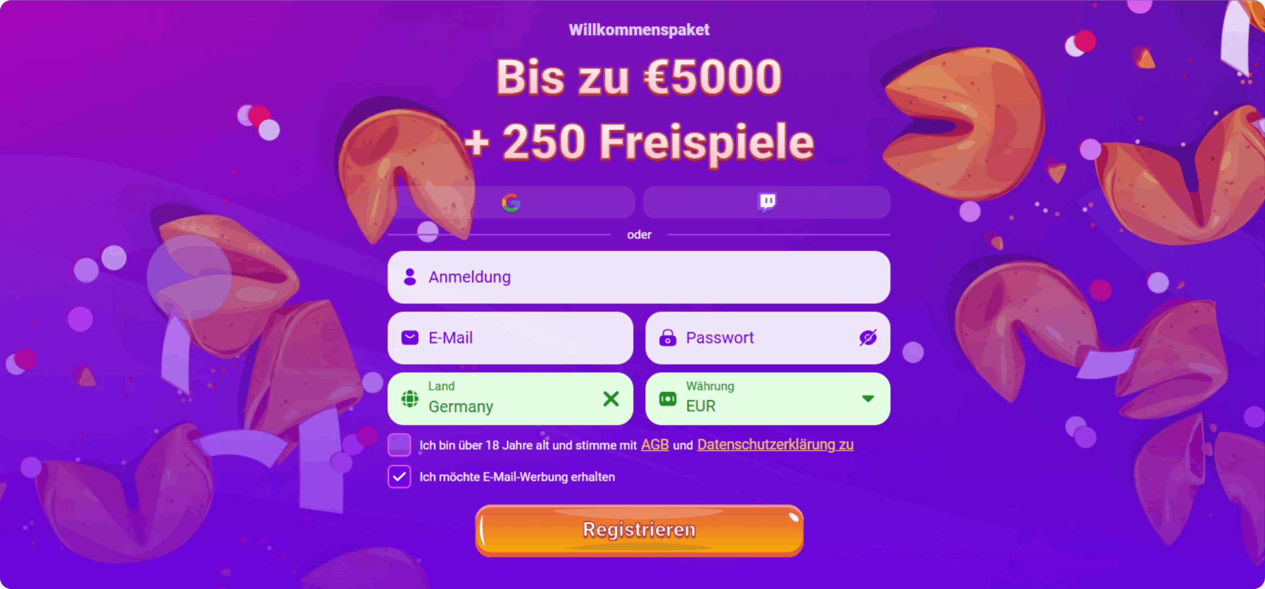 registrieren